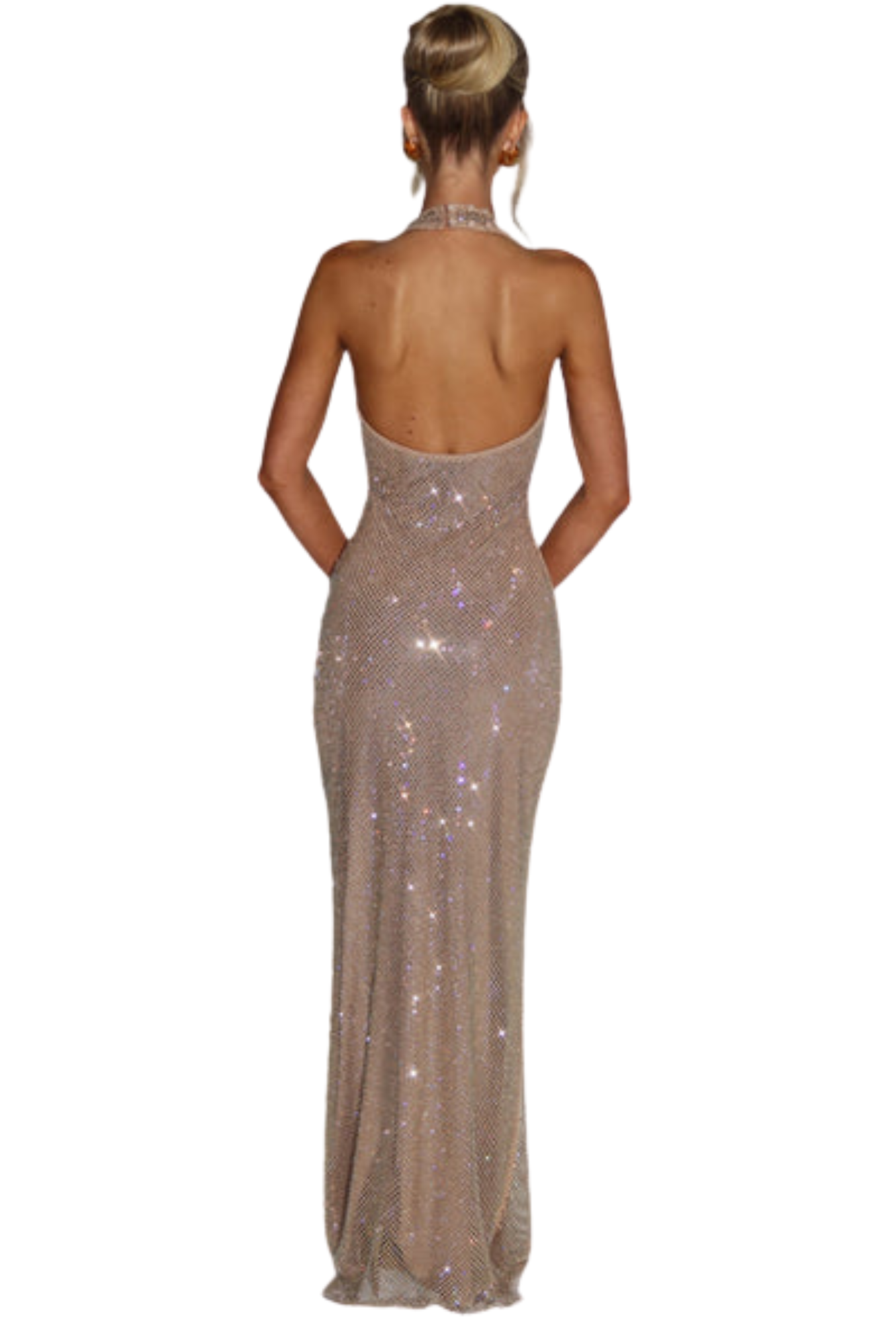 Vestido Longo Aurelia Dourado