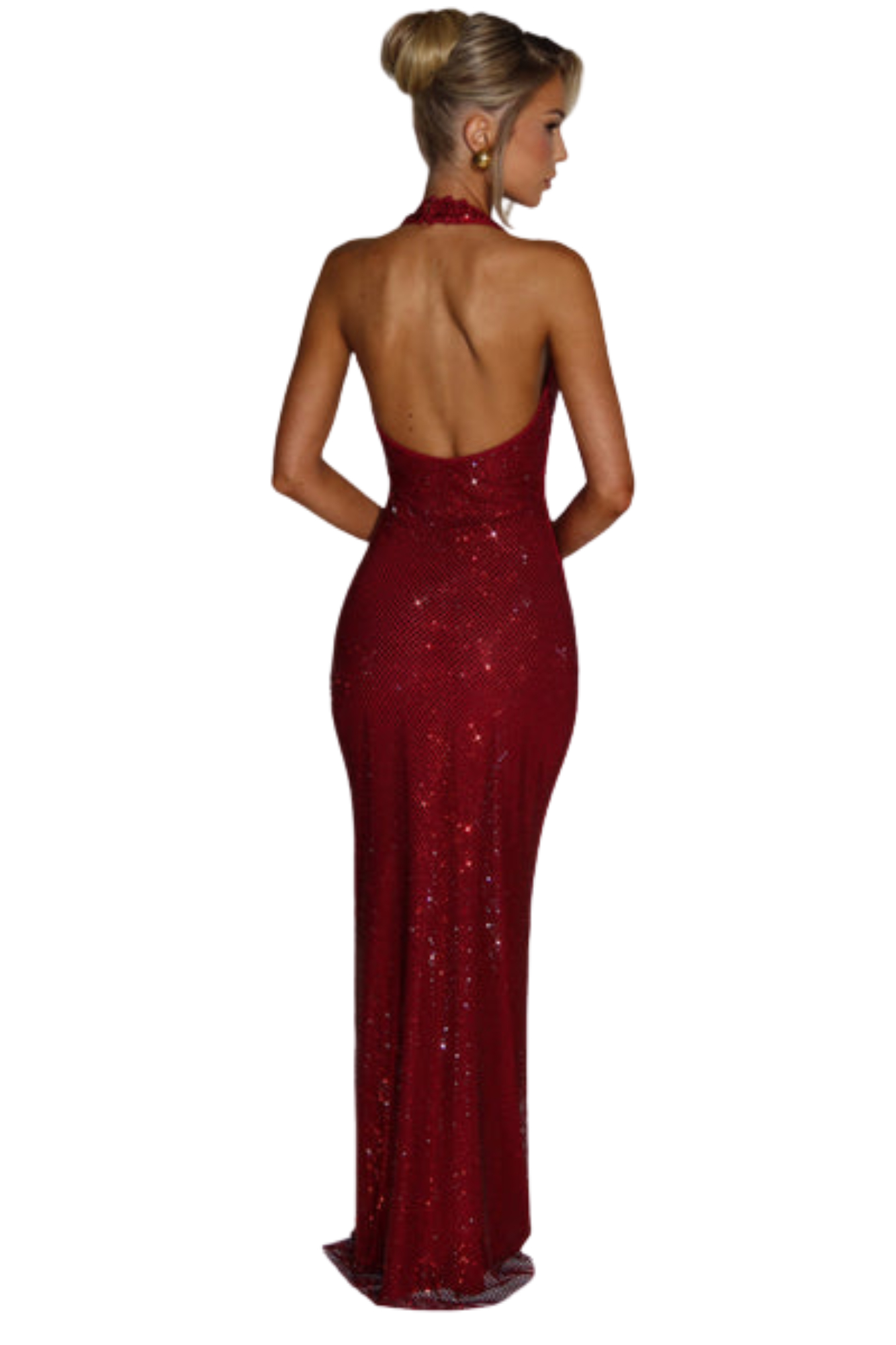 Vestido Longo Aurelia Vinho