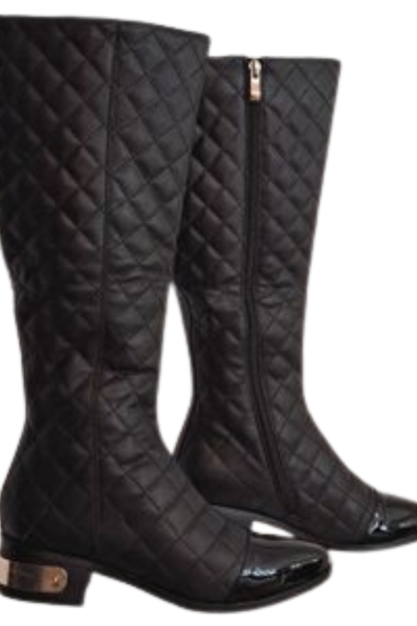 Bota de Couro Cano Alto - Preta
