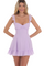 Vestido Lavanda com Babados
