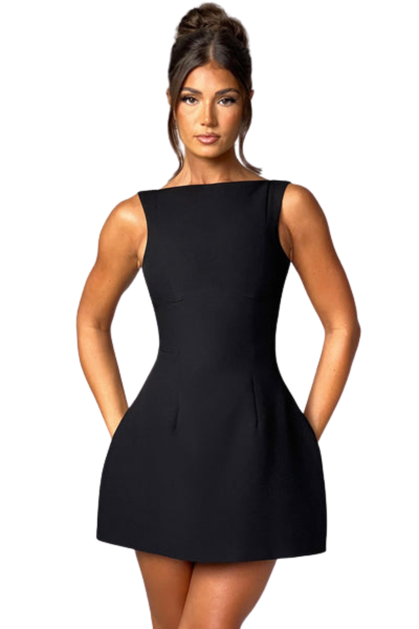 Vestido Mini Eloise em Marfim