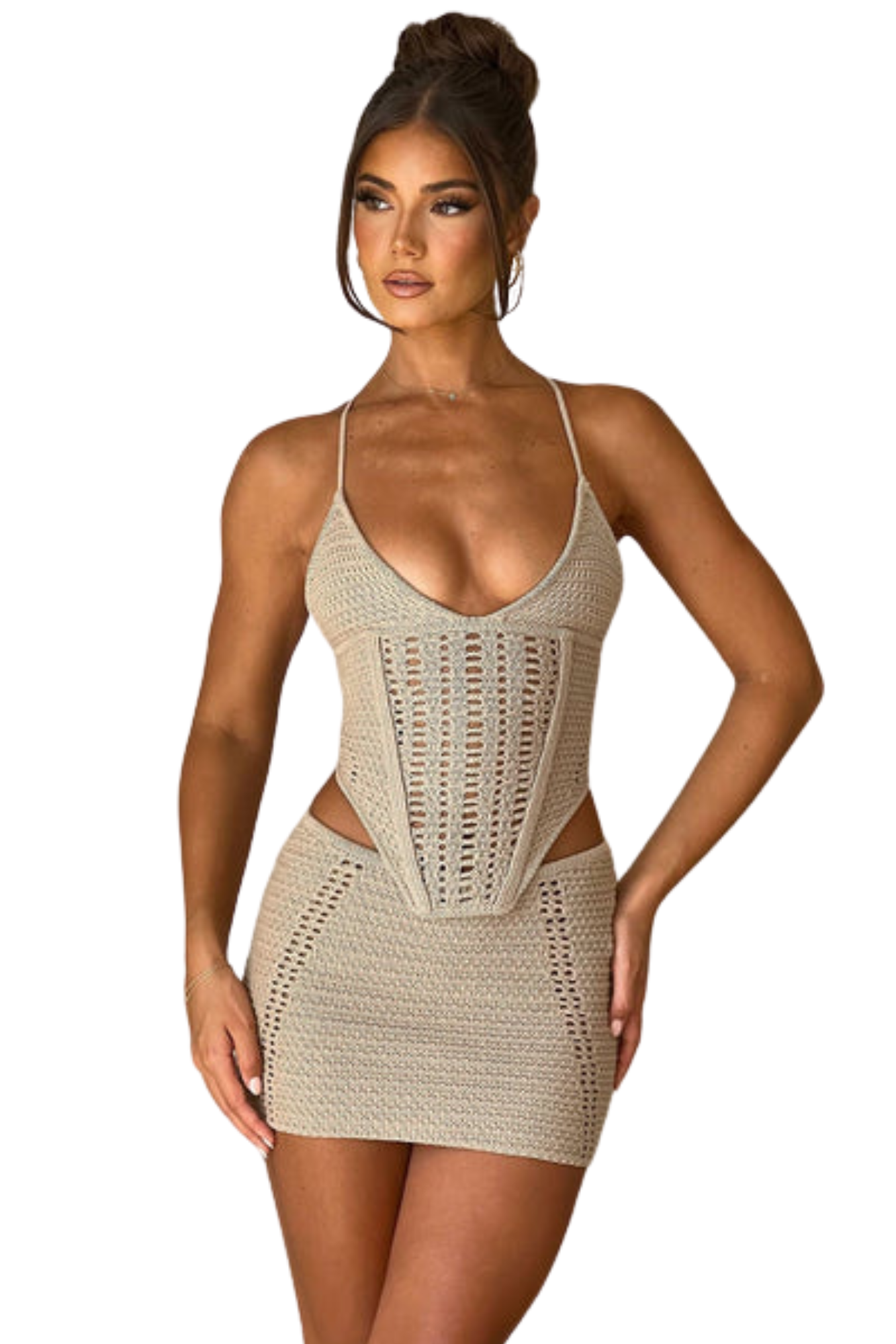 Top Amaya - Bege