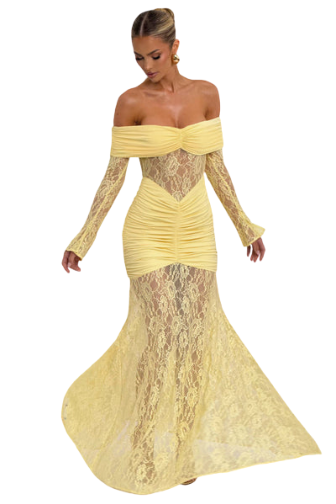 Vestido Longo Liora - Limão