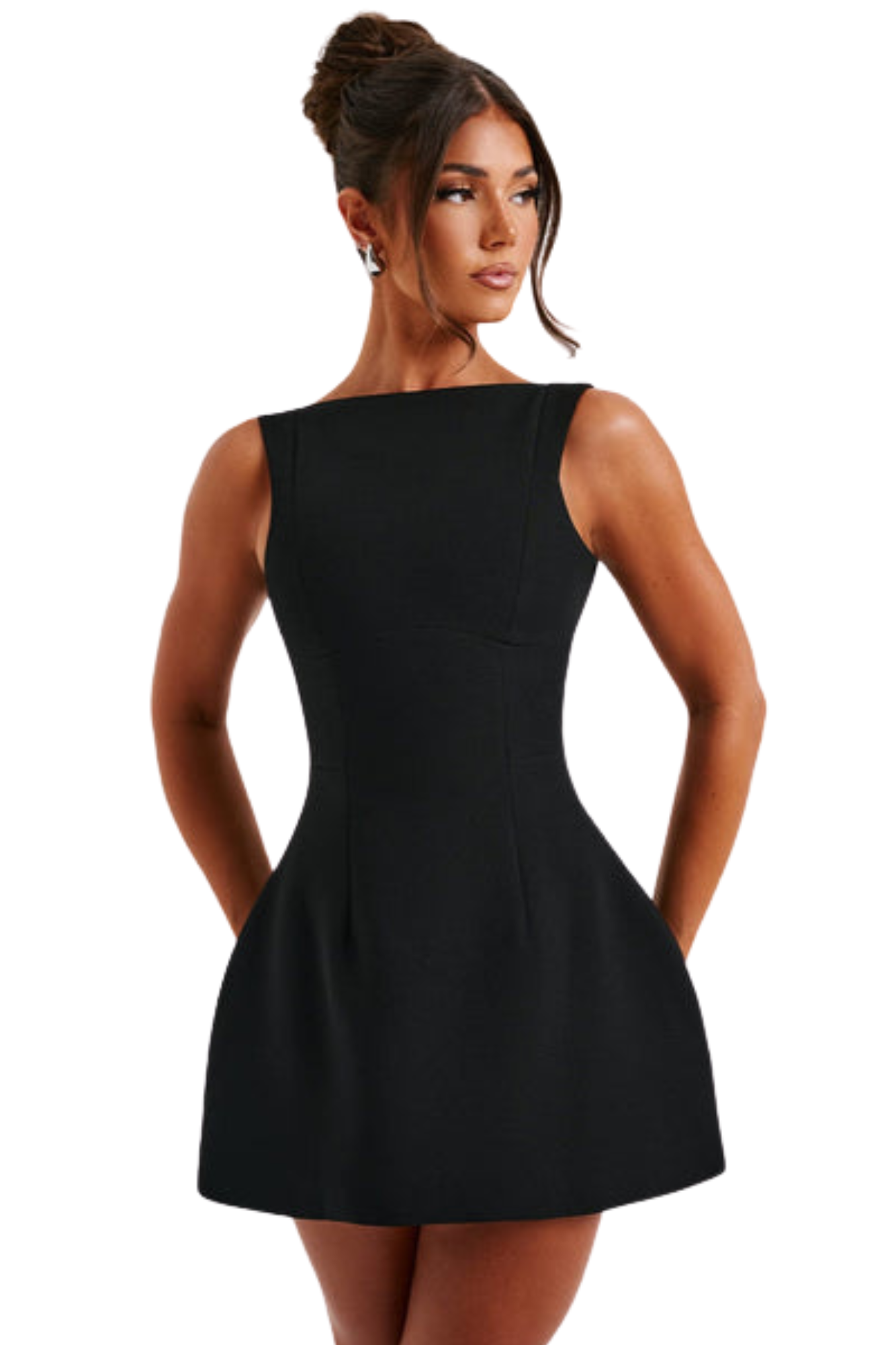 Vestido Mini Eloise em Marfim