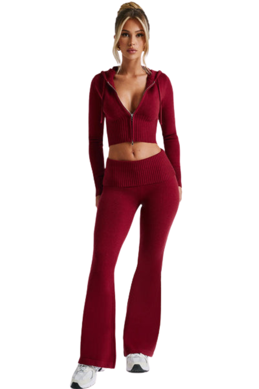 Conjunto Knitwear Portia – Vermelho