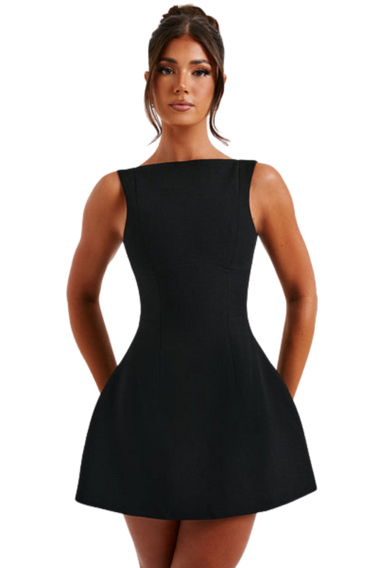 Vestido Mini Eloise em Marfim
