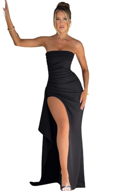 Vestido Maxi-Safira Negra