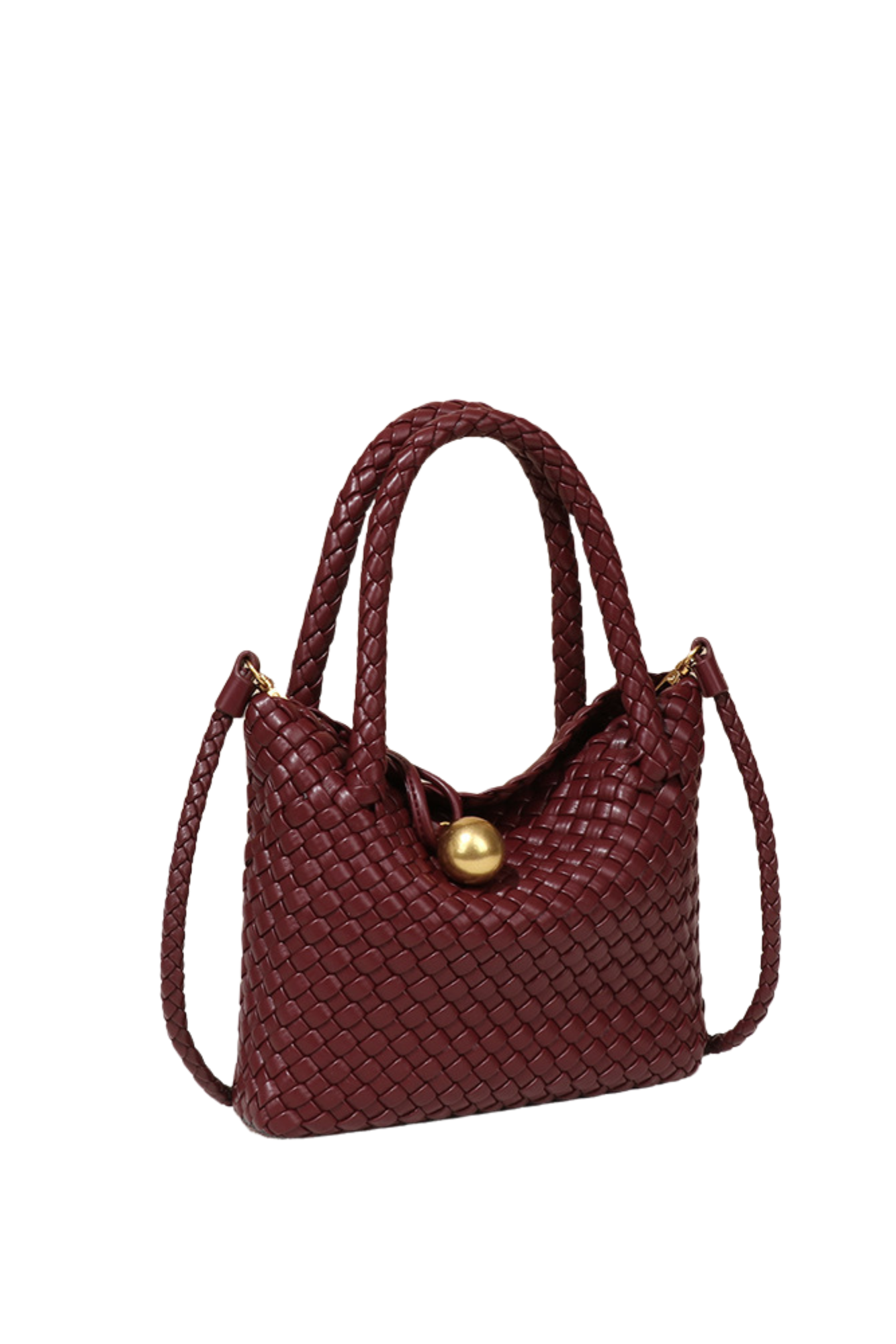 Bolsa Trançada - Vinho