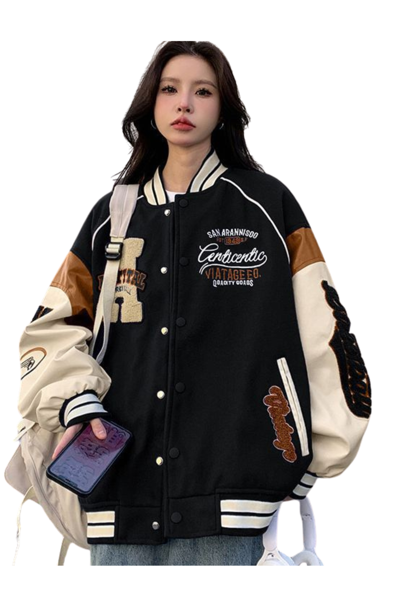 Jaqueta Baseball Letter Classic.