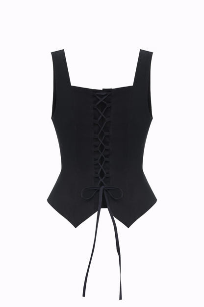 Espartilho Noir - Preto