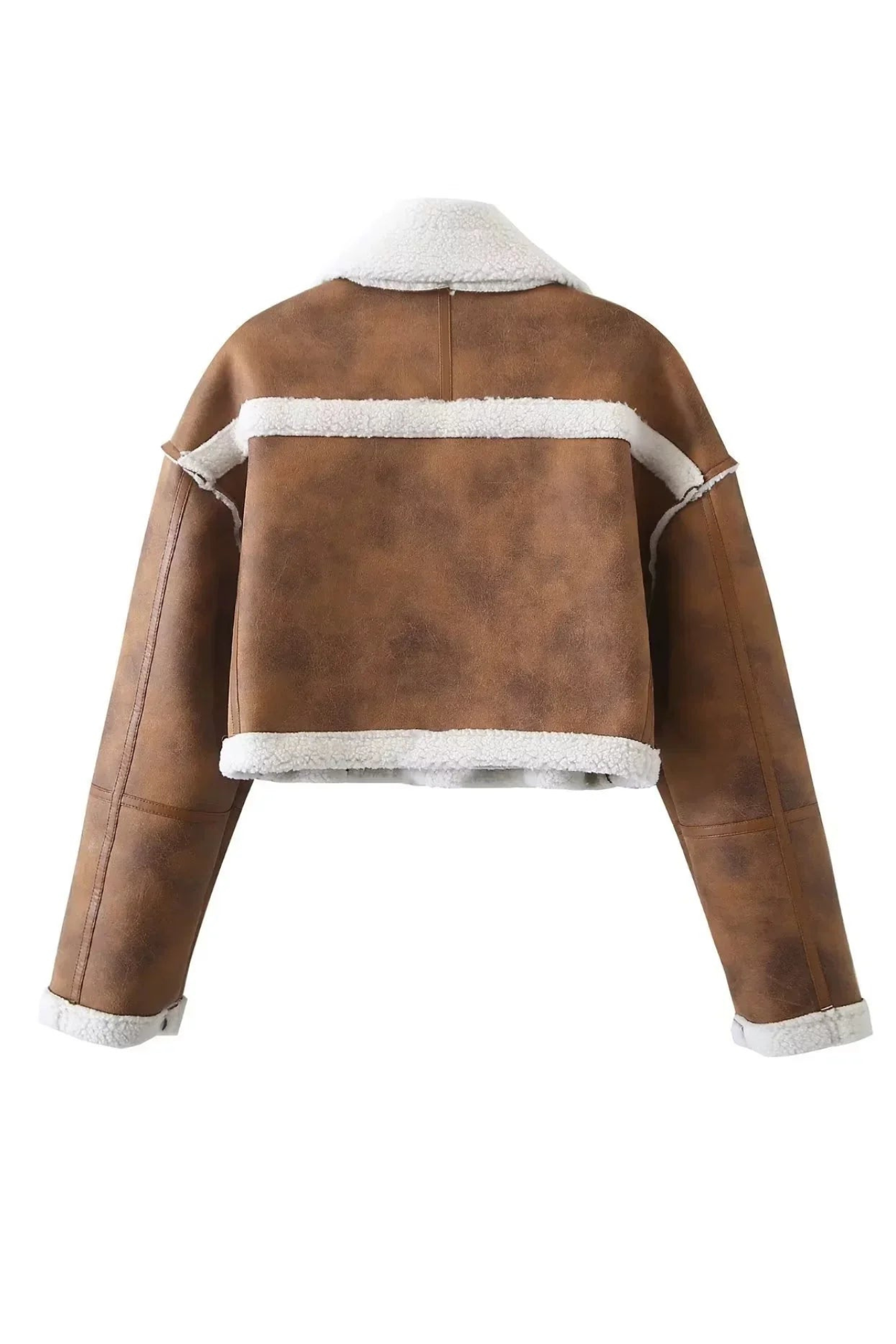 Jaqueta Cropped - Avelã