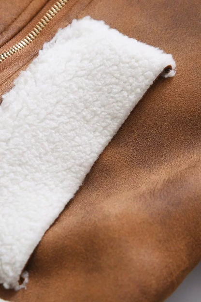 Jaqueta Cropped - Avelã