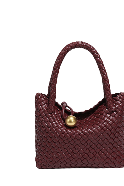 Bolsa Trançada - Vinho