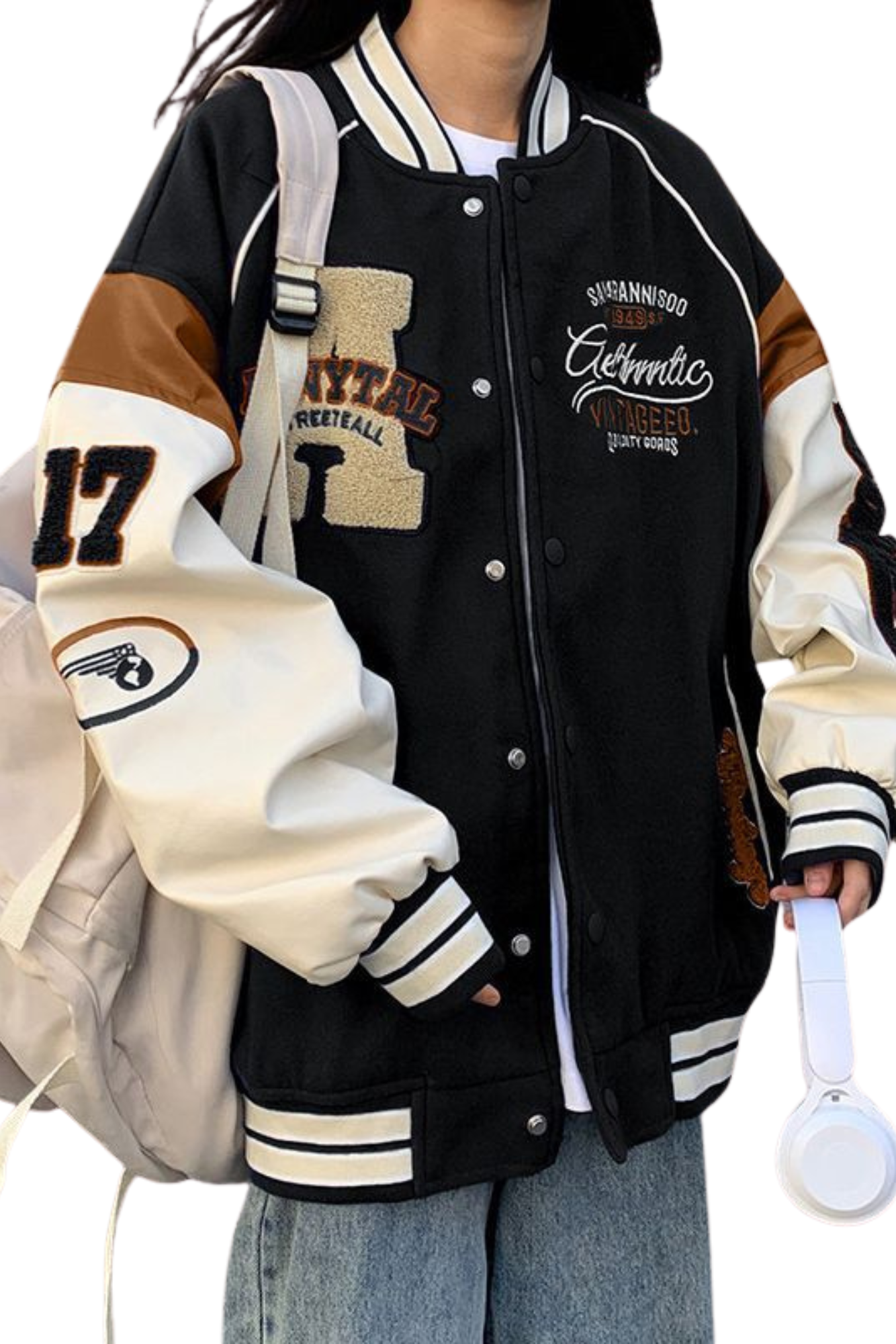 Jaqueta Baseball Letter Classic.