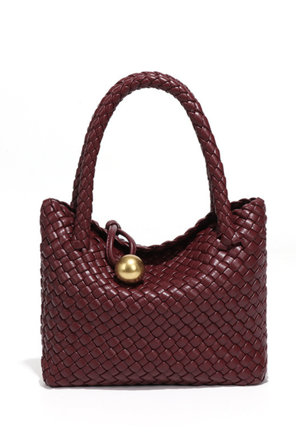 Bolsa Trançada - Vinho