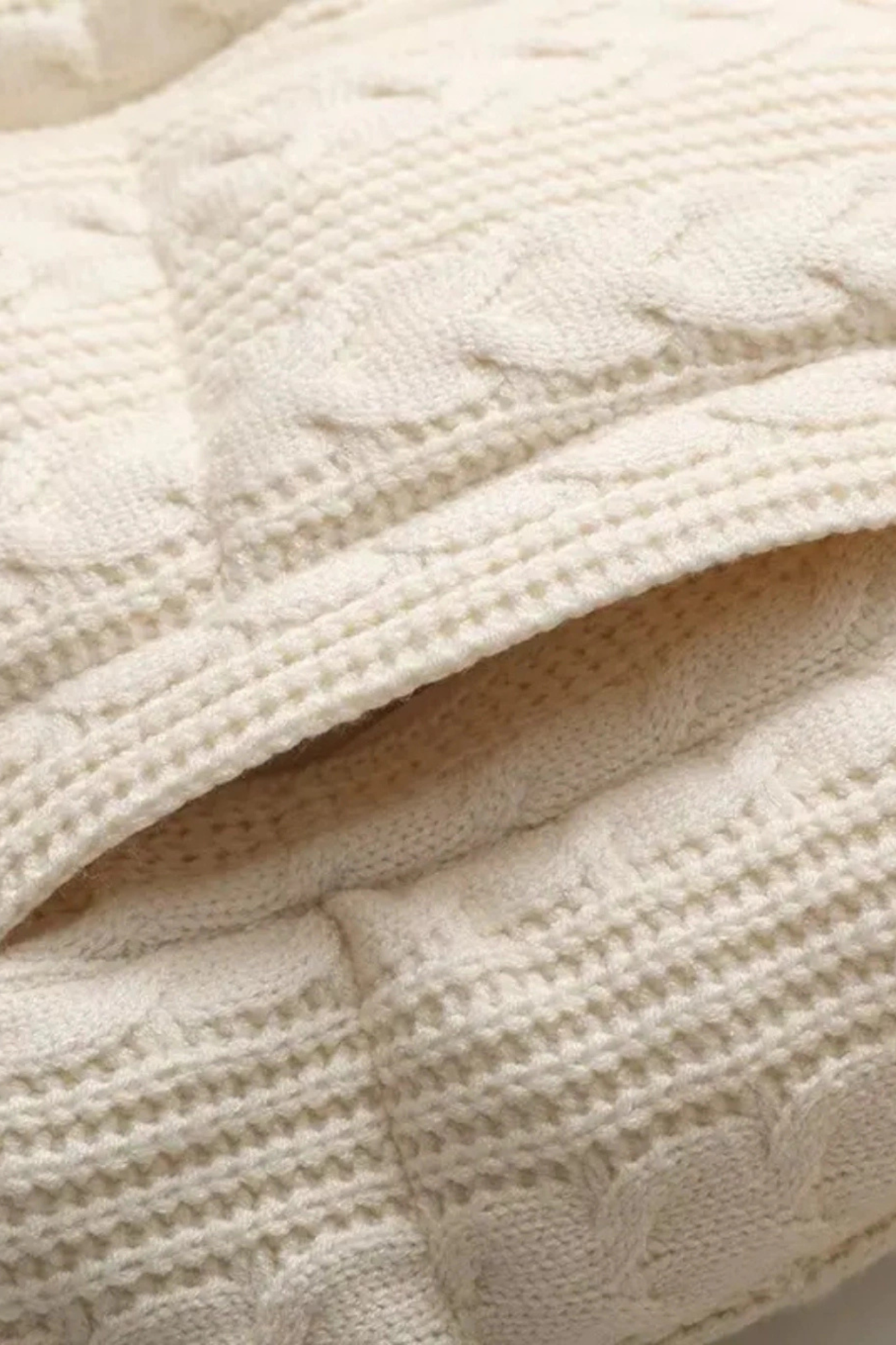 Jaqueta de Tricô em Bege