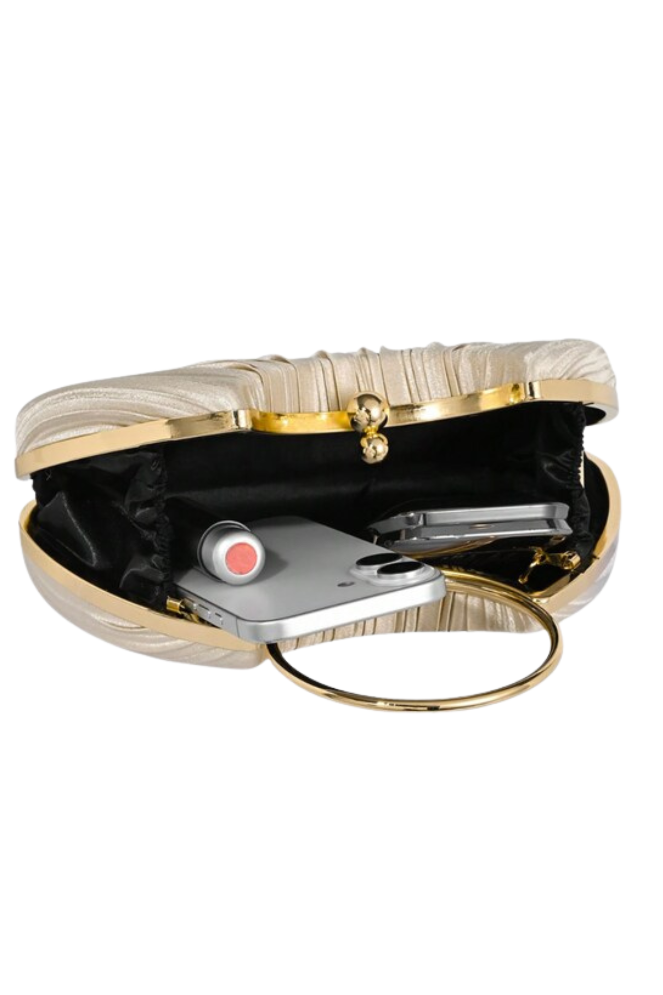 Bolsa de mão - Champanhe