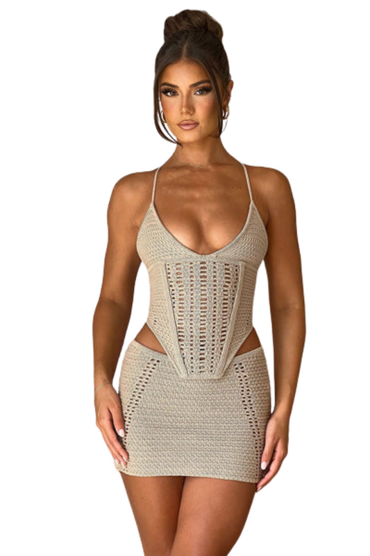 Top Amaya - Bege