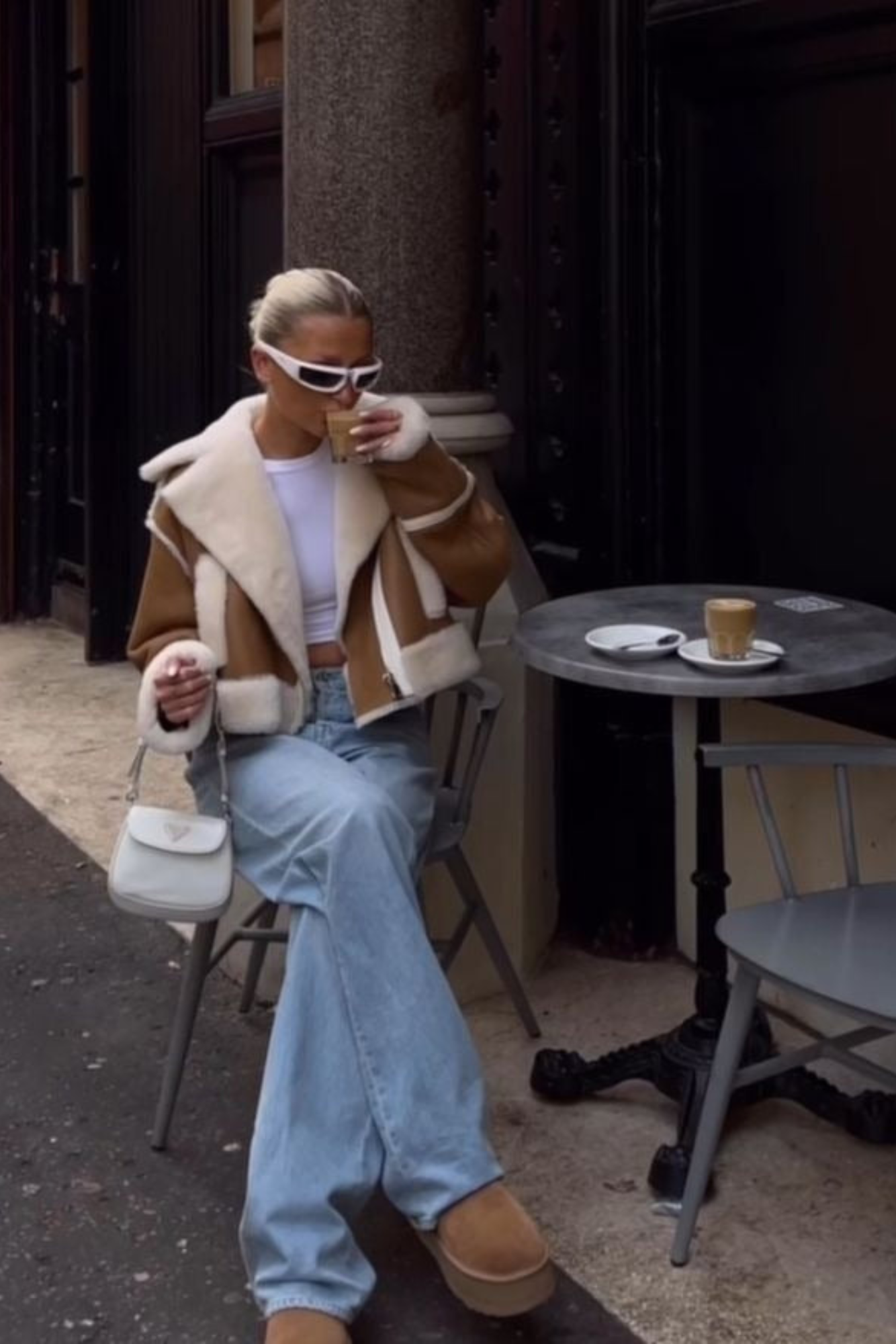 Jaqueta Cropped - Avelã