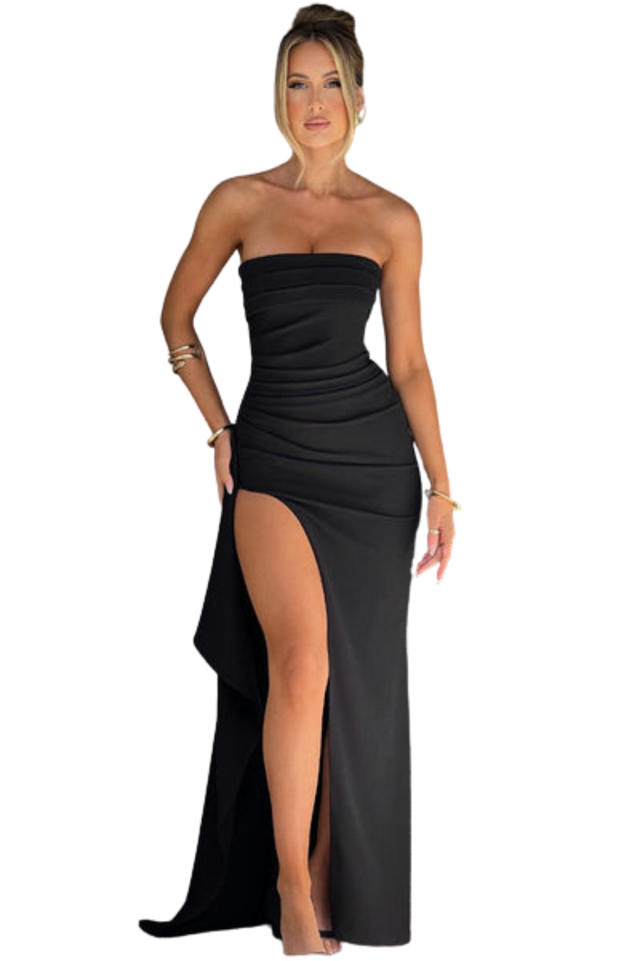 Vestido Maxi-Safira Negra