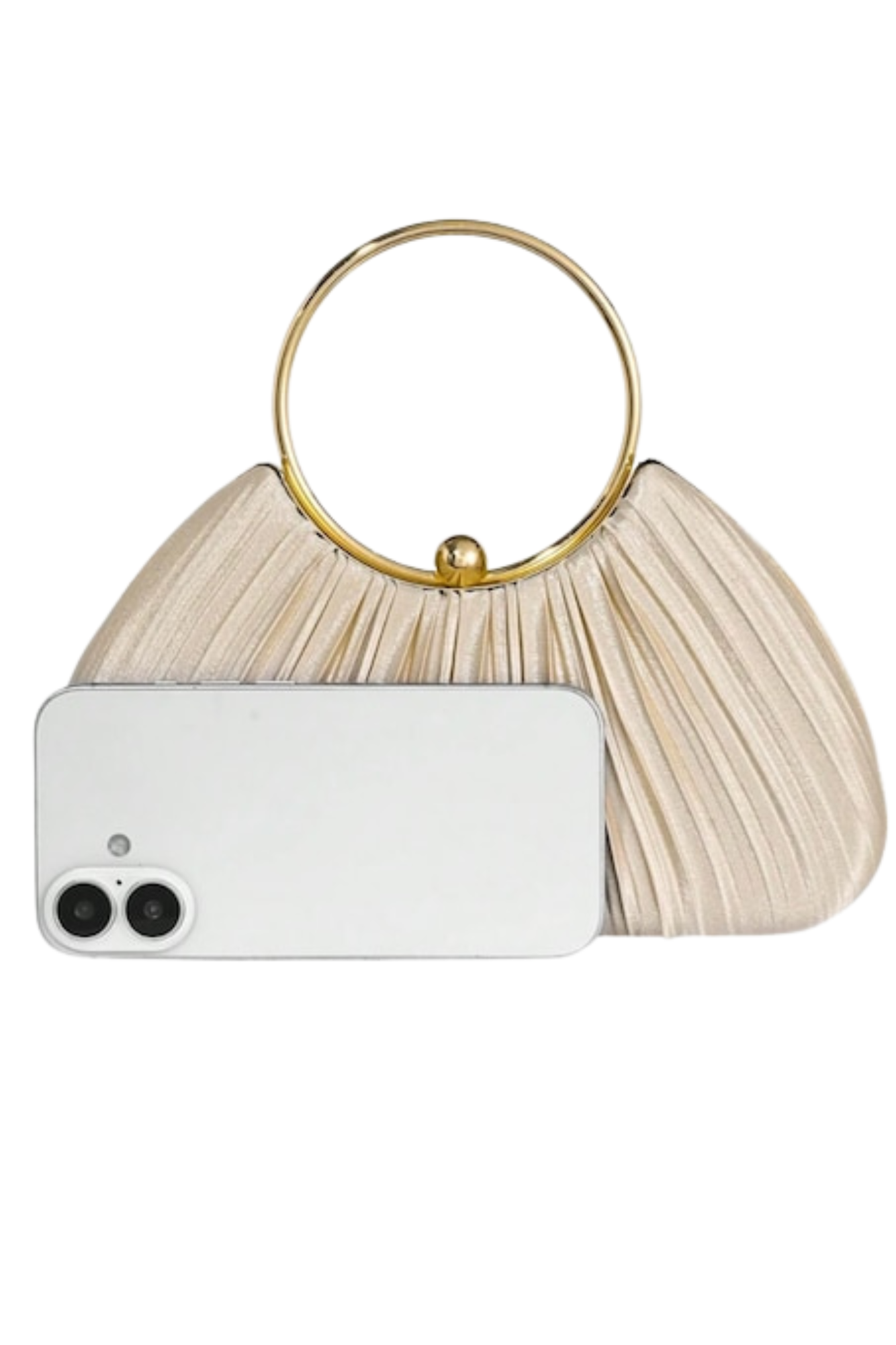 Bolsa de mão - Champanhe