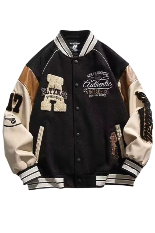 Jaqueta Baseball Letter Classic.