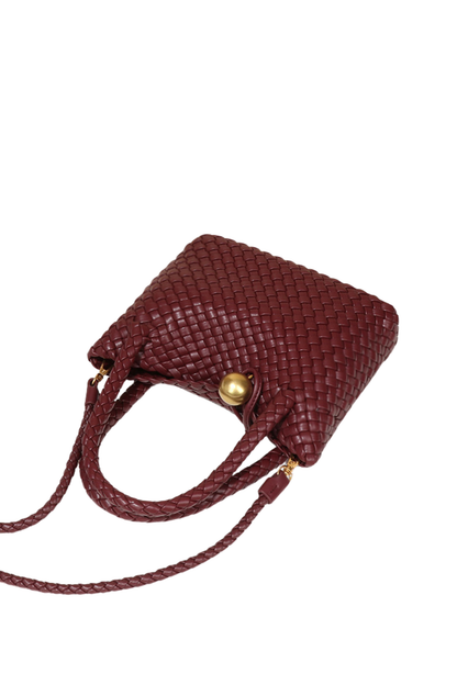 Bolsa Trançada - Vinho