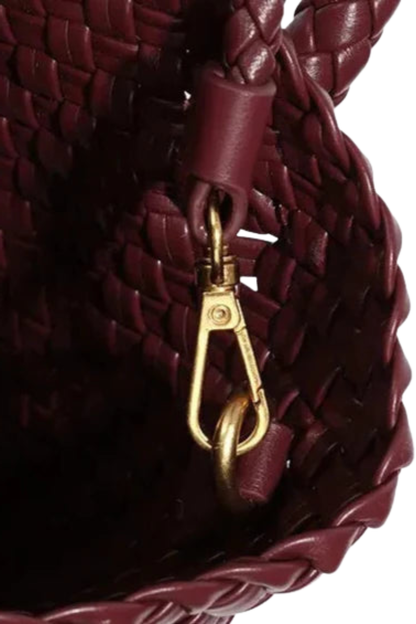 Bolsa Trançada - Vinho