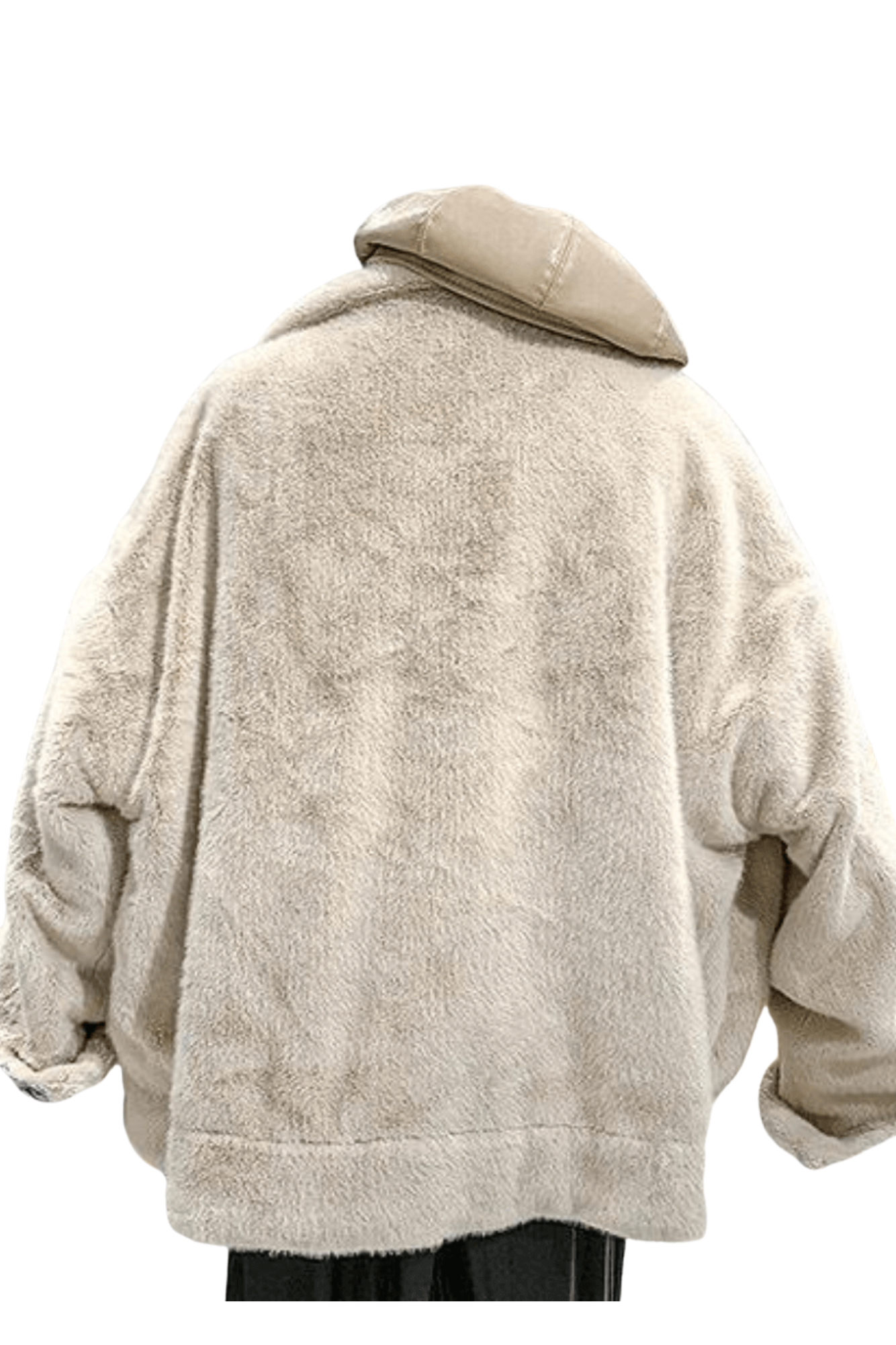 Jaqueta Jeans Dupla Face de Pelúcia