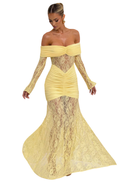 Vestido Longo Liora - Limão