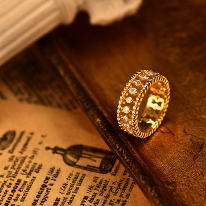 Anel Ouro - Diamantes